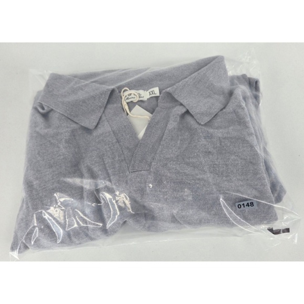 NWT Collars and Co Bellagio Three Button Long Sleeve Merino Polo XXL - Picture 6 of 6